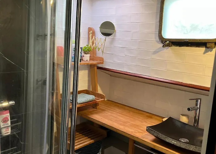 Peniche Dans Le Bassin A Flot Du Vieux Port Botel La Rochelle (Charente-Maritime)