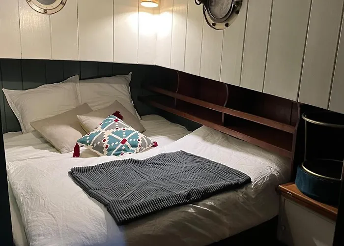 Peniche Dans Le Bassin A Flot Du Vieux Port Botel La Rochelle (Charente-Maritime)